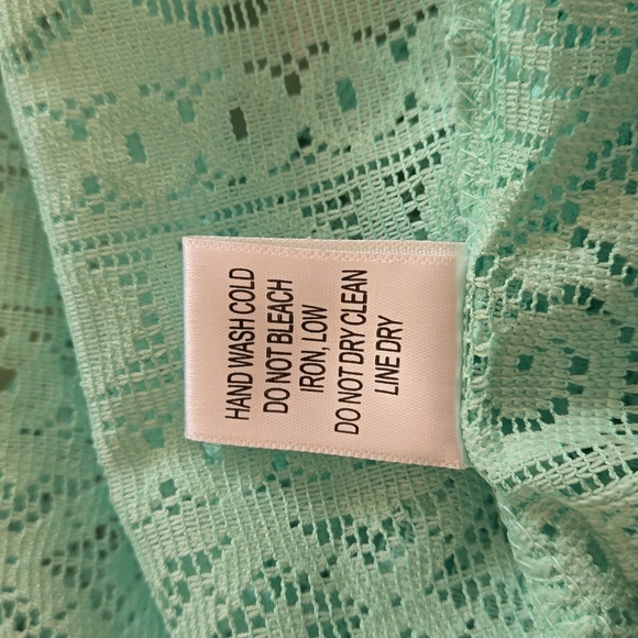 NWT Cleo green lace long jacket Sz S - Picture 8 of 9